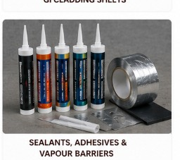Industrial sealants, adhesives, and vapour barrier tapes